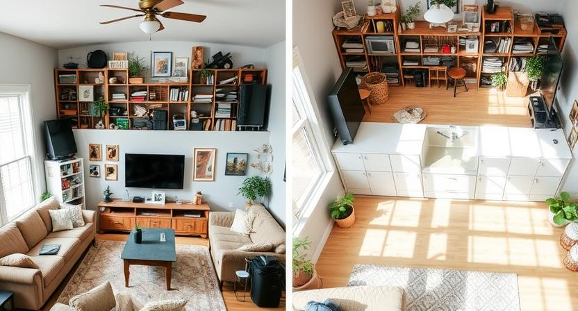 Before and after home cleaning transformation in Abu Dhabi